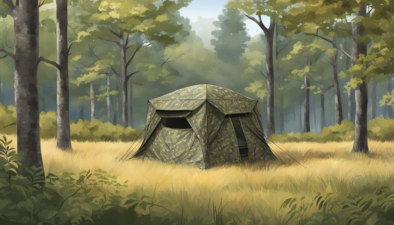 Stealth in Plain Sight: Master the Art of Deer Hunting Ground Blinds for Silent Success