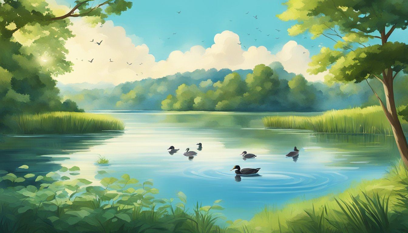 Optimal Weather for Spotting Waterfowl: Clear Skies & Calm Waters